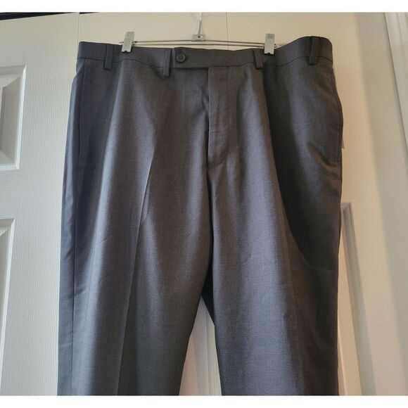 Calvin Klein Slim-Fit Jerome Dress Pants Men's Size 38x32 Black Trousers Stretch - Picture 1 of 10